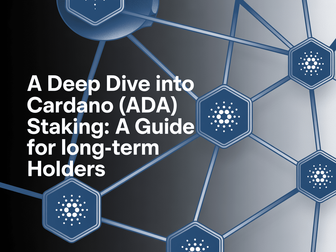 A Deep Dive into Cardano (ADA) Staking A Guide for Long-Term Holders