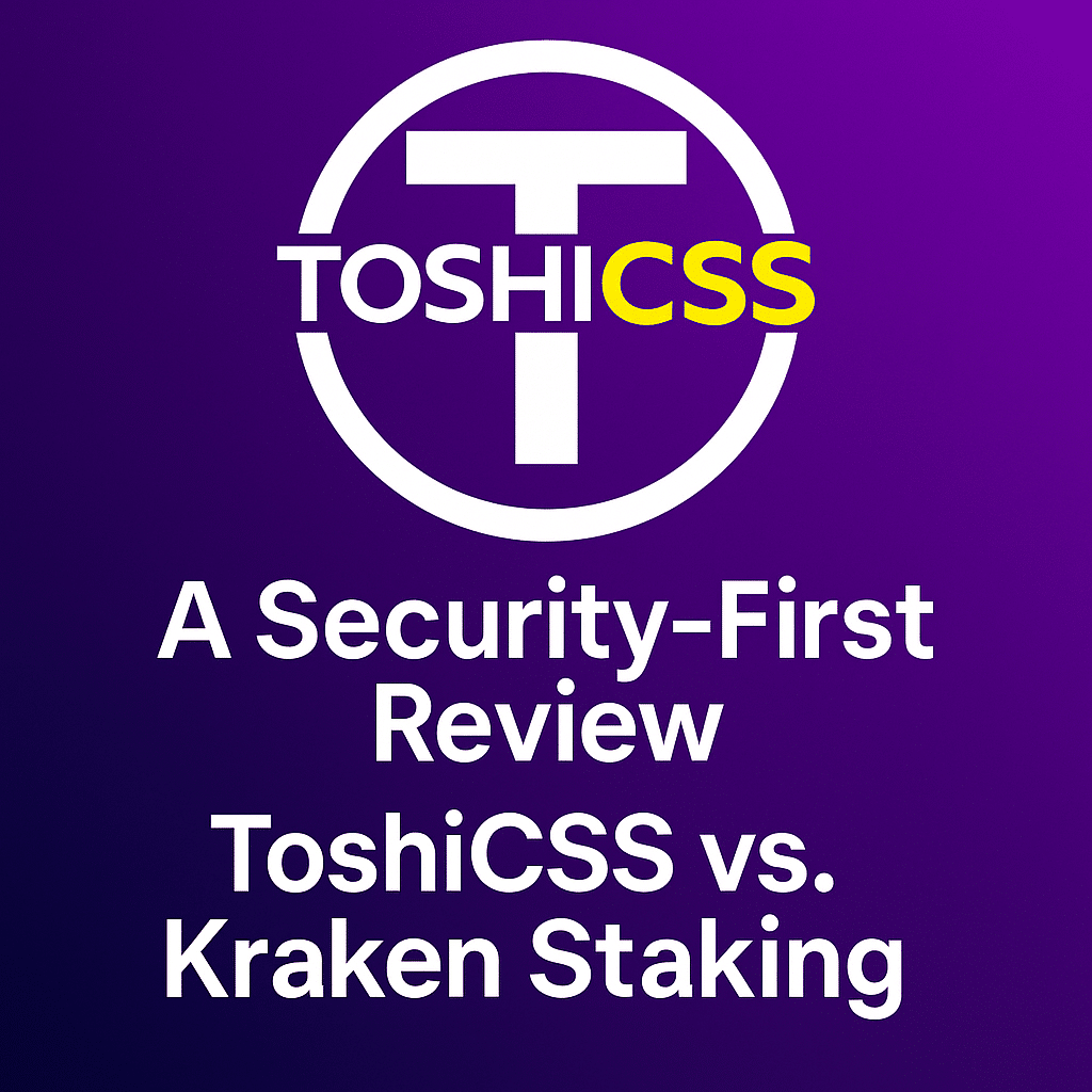 A Security-First Review: ToshiCSS vs. Kraken Staking