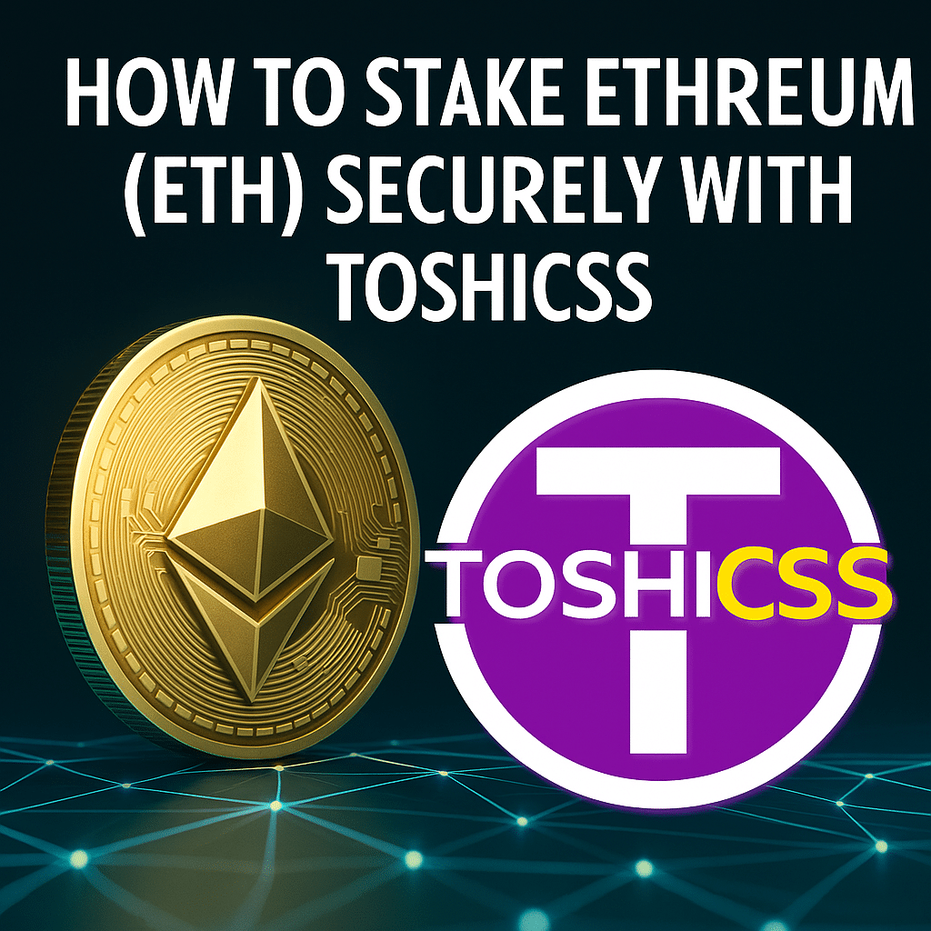 How to Stake Ethereum (ETH) Securely with ToshiCSS