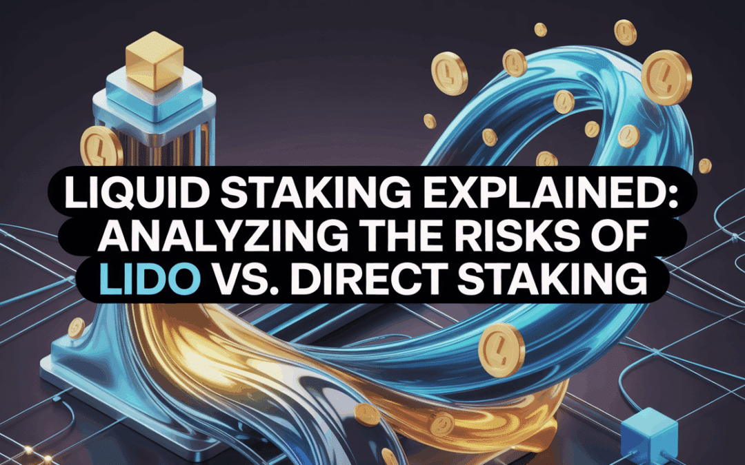 Liquid Staking Explained: Analyzing the Risks of Lido vs. Direct Staking