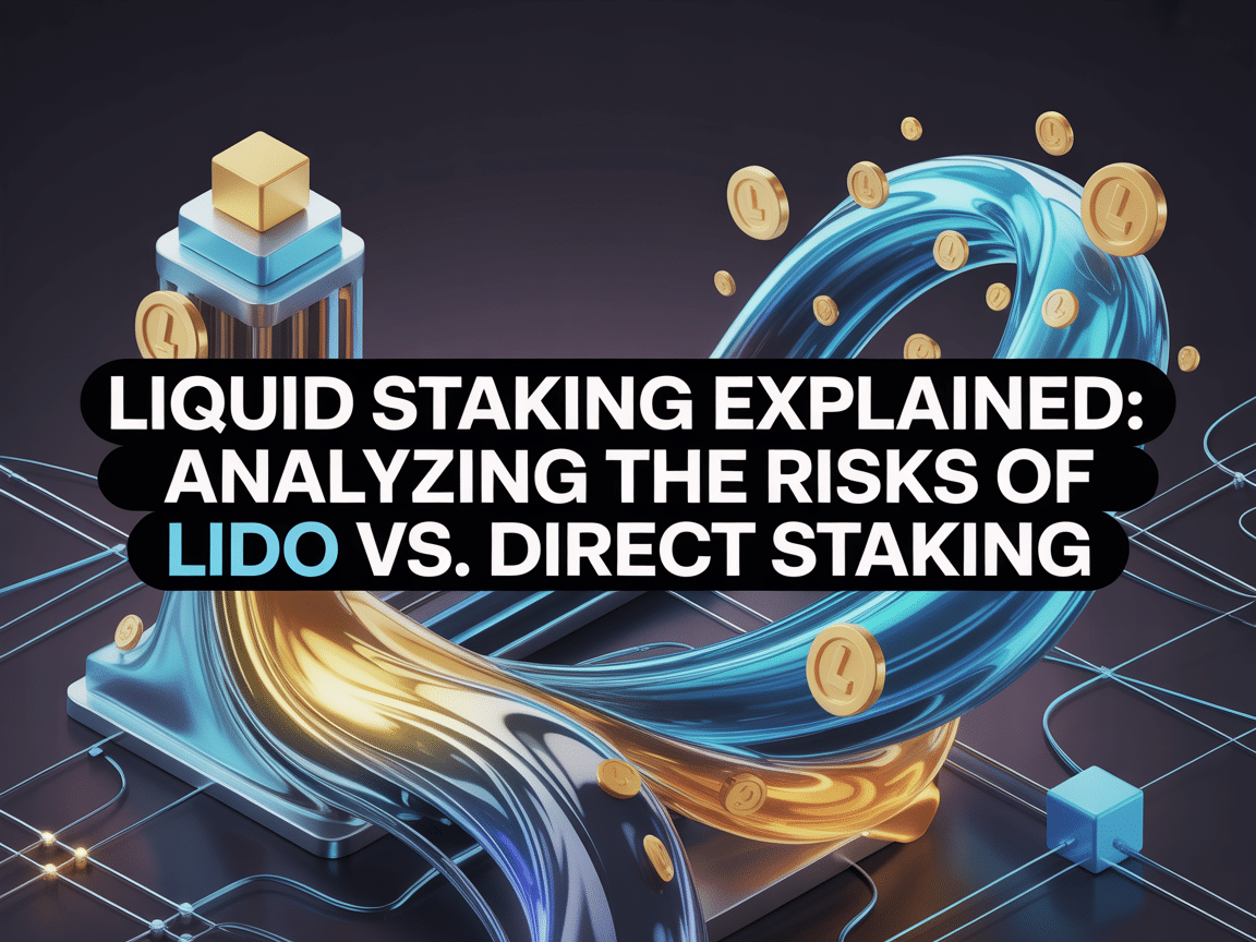 Liquid Staking Explained: Analyzing the Risks of Lido vs. Direct Staking