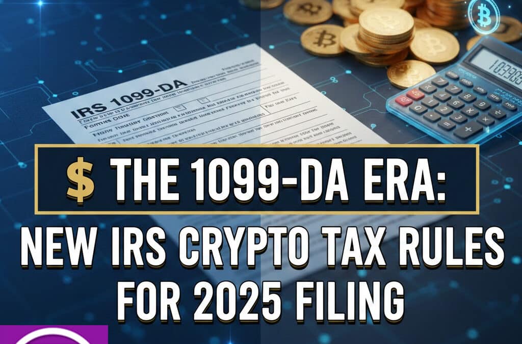 💰 The 1099-DA Era: What the New IRS Rules Mean for Your 2025 Tax Filing